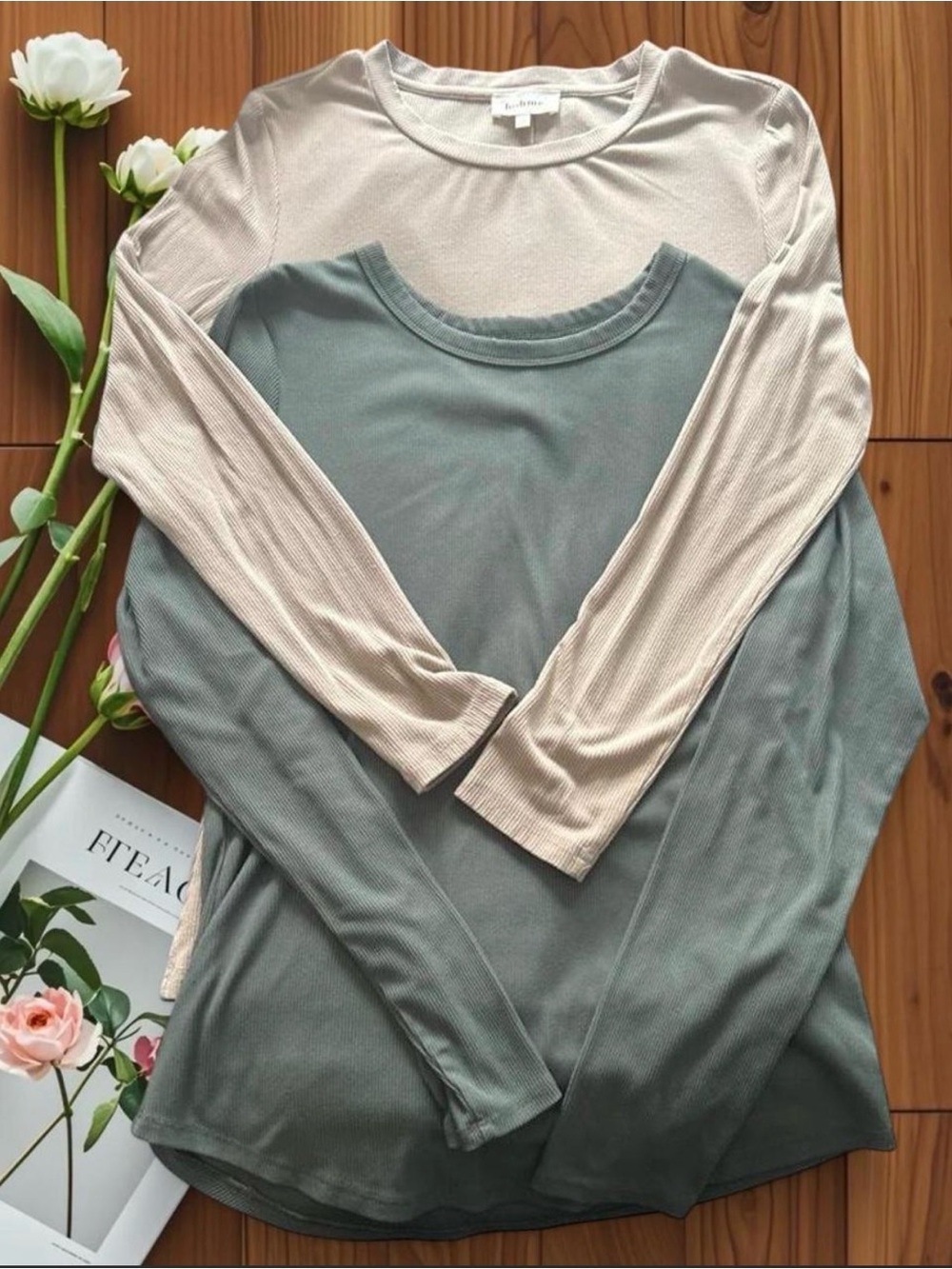Bundle of 2 long sleeve basics